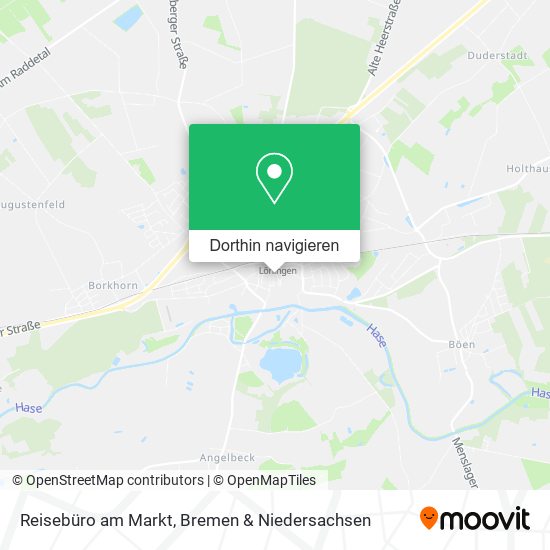 Reisebüro am Markt Karte