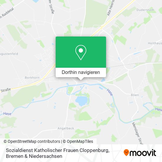 Sozialdienst Katholischer Frauen Cloppenburg Karte
