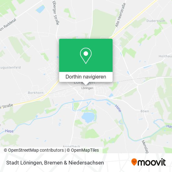 Stadt Löningen Karte