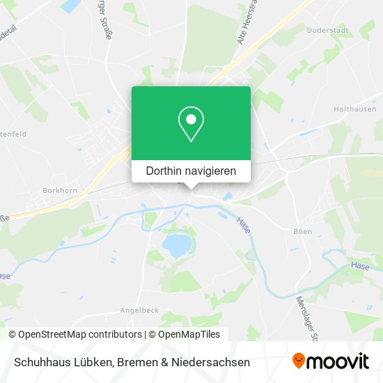 Schuhhaus Lübken Karte