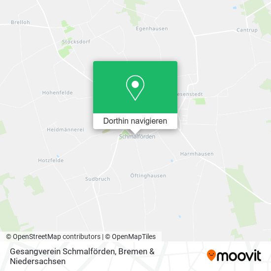 Gesangverein Schmalförden Karte