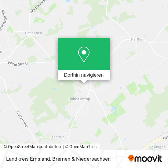 Landkreis Emsland Karte