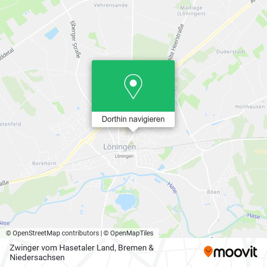 Zwinger vom Hasetaler Land Karte