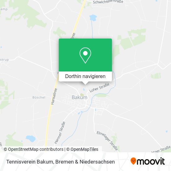Tennisverein Bakum Karte