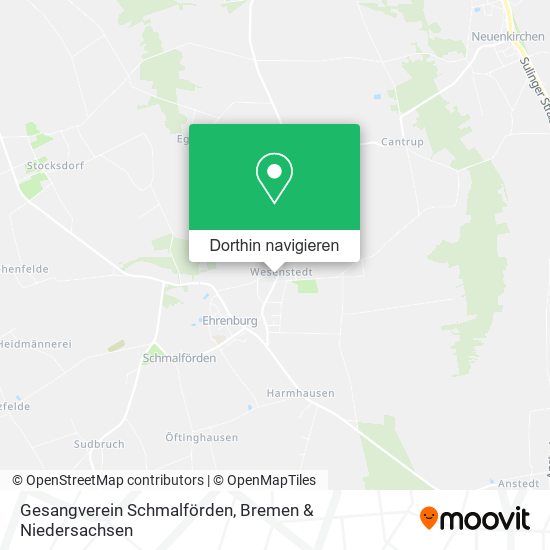 Gesangverein Schmalförden Karte