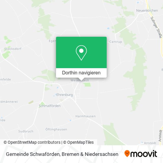 Gemeinde Schwaförden Karte