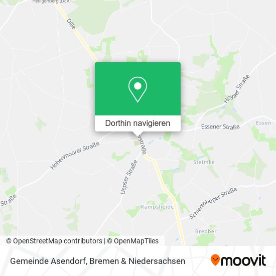 Gemeinde Asendorf Karte