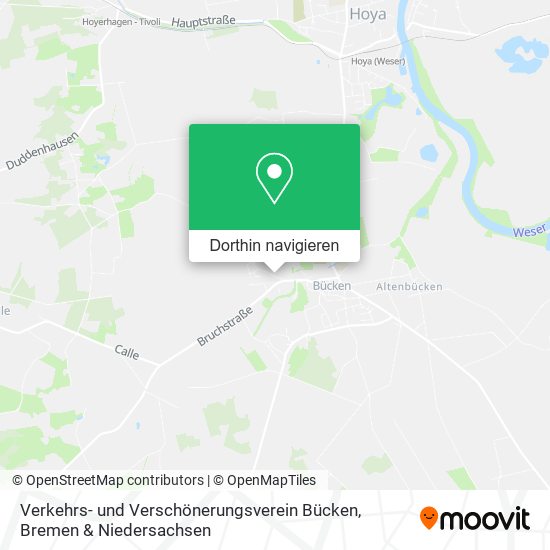 Verkehrs- und Verschönerungsverein Bücken Karte