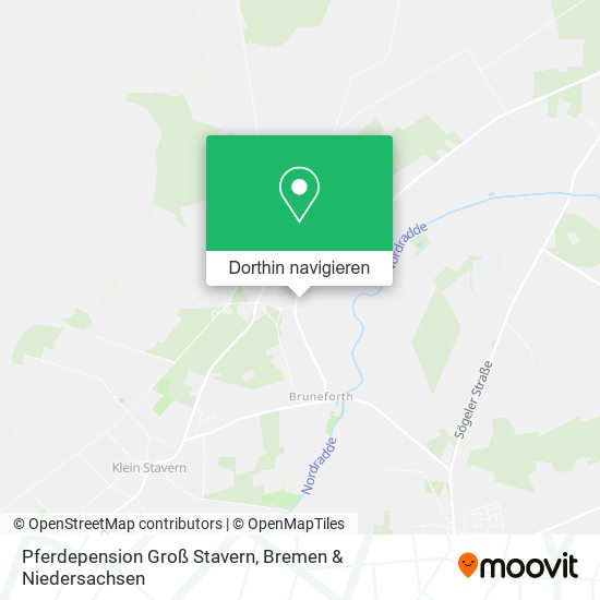 Pferdepension Groß Stavern Karte