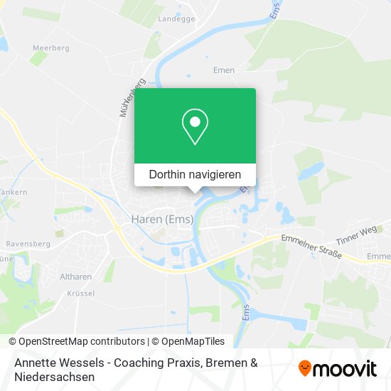 Annette Wessels - Coaching Praxis Karte