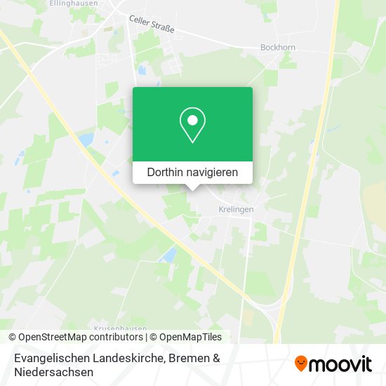Evangelischen Landeskirche Karte