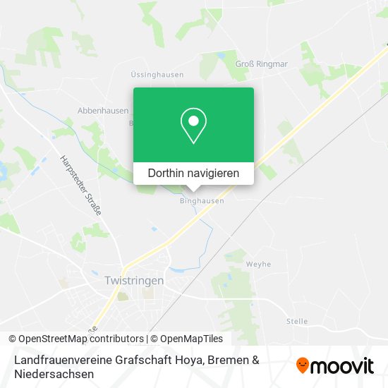 Landfrauenvereine Grafschaft Hoya Karte