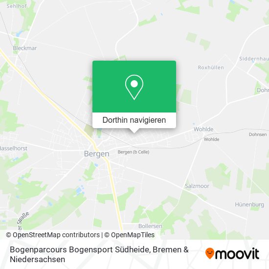 Bogenparcours Bogensport Südheide Karte