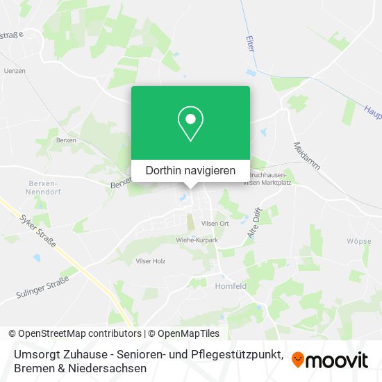 Umsorgt Zuhause - Senioren- und Pflegestützpunkt Karte