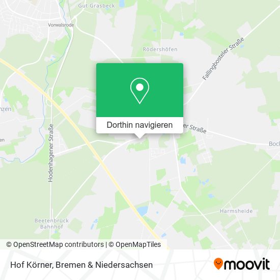 Hof Körner Karte