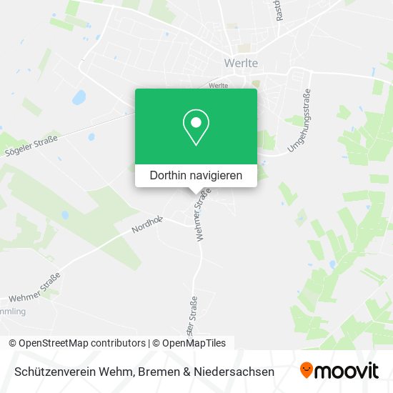Schützenverein Wehm Karte
