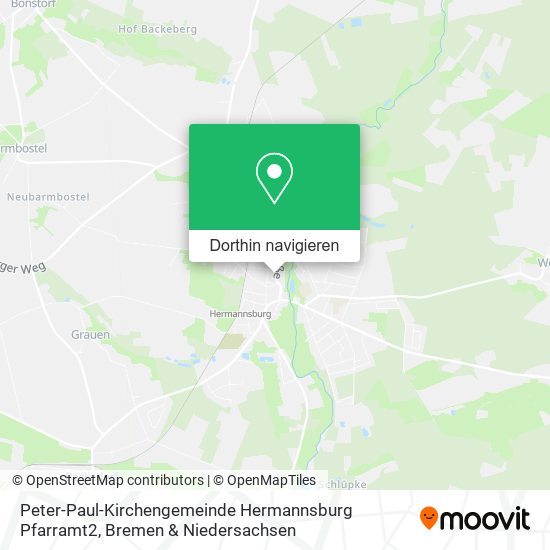 Peter-Paul-Kirchengemeinde Hermannsburg Pfarramt2 Karte