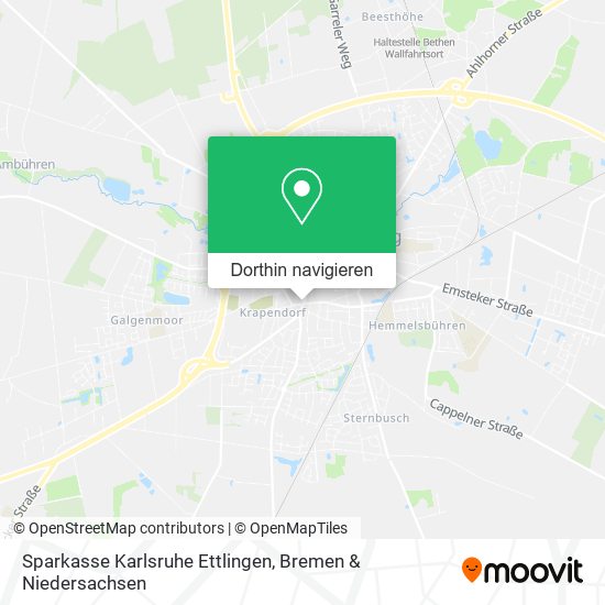 Sparkasse Karlsruhe Ettlingen Karte