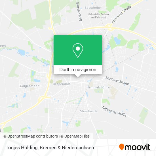 Tönjes Holding Karte