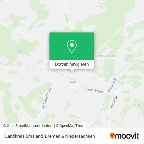 Landkreis Emsland Karte