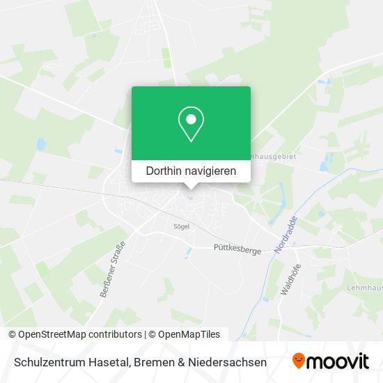 Schulzentrum Hasetal Karte