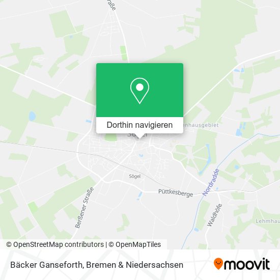 Bäcker Ganseforth Karte