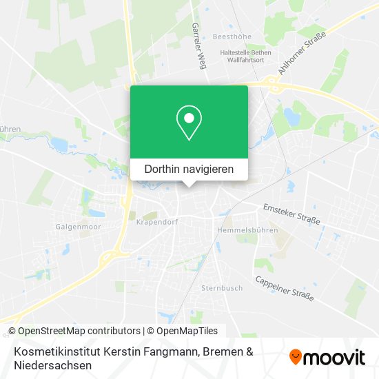 Kosmetikinstitut Kerstin Fangmann Karte