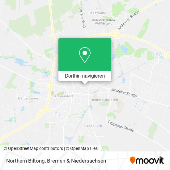 Northern Biltong Karte