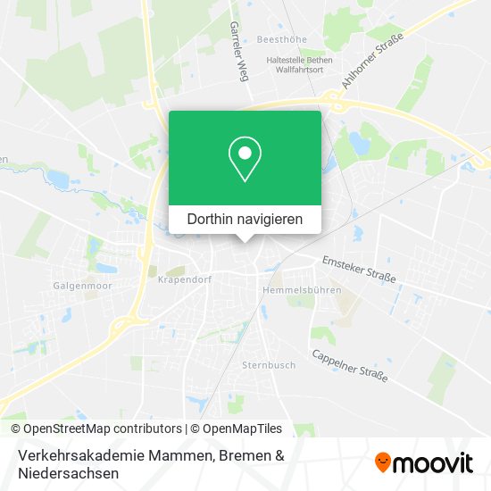 Verkehrsakademie Mammen Karte