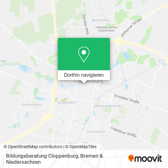 Bildungsberatung Cloppenburg Karte