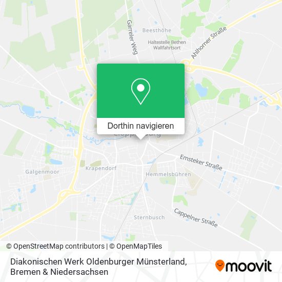 Diakonischen Werk Oldenburger Münsterland Karte