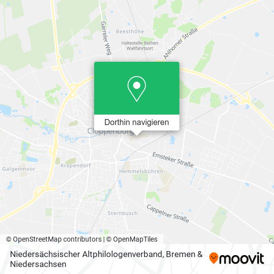 Niedersächsischer Altphilologenverband Karte