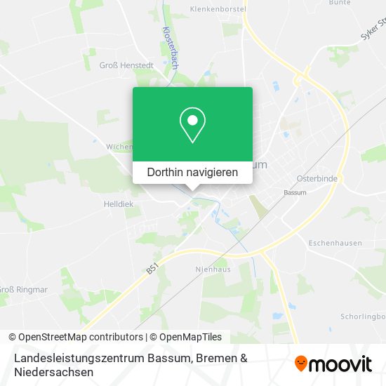 Landesleistungszentrum Bassum Karte