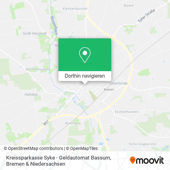 Kreissparkasse Syke - Geldautomat Bassum Karte