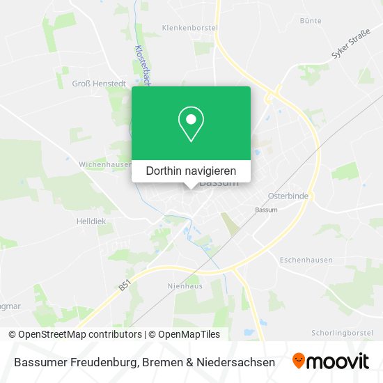 Bassumer Freudenburg Karte