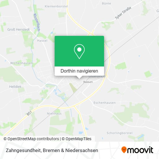 Zahngesundheit Karte