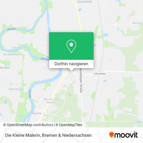 Die Kleine Malerin Karte