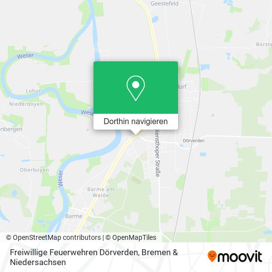 Freiwillige Feuerwehren Dörverden Karte