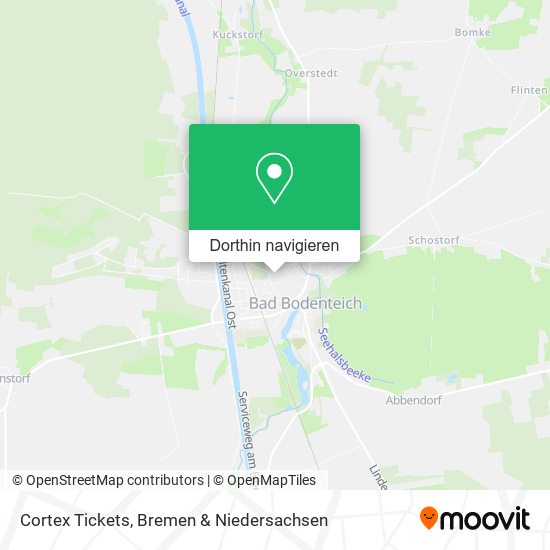 Cortex Tickets Karte