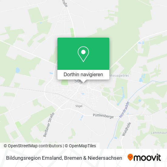 Bildungsregion Emsland Karte