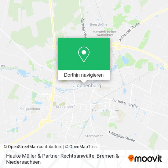 Hauke Müller & Partner Rechtsanwälte Karte