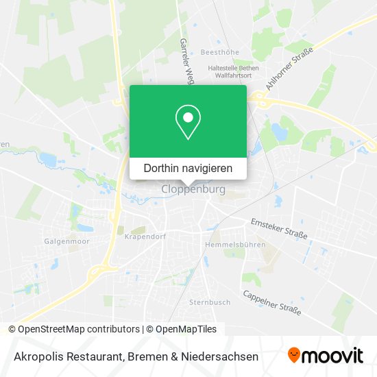 Akropolis Restaurant Karte