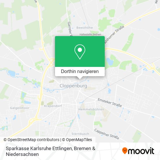Sparkasse Karlsruhe Ettlingen Karte