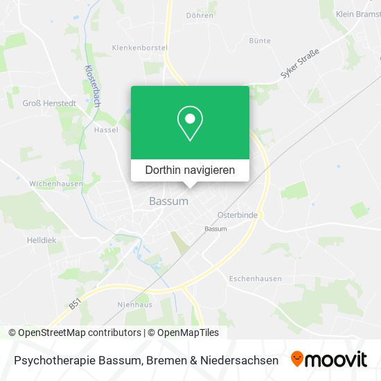 Psychotherapie Bassum Karte
