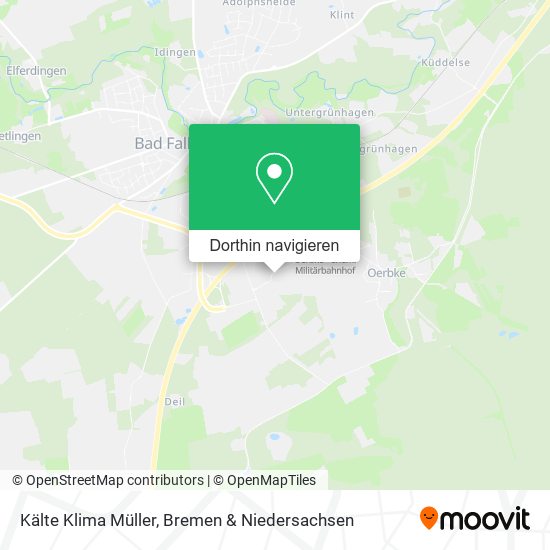 Kälte Klima Müller Karte
