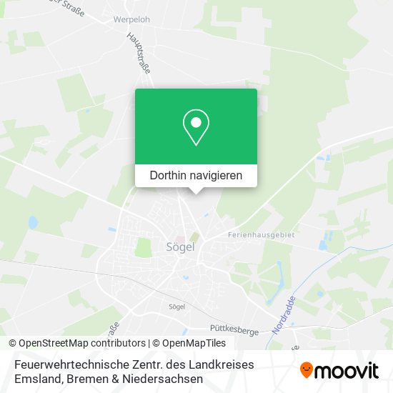 Feuerwehrtechnische Zentr. des Landkreises Emsland Karte