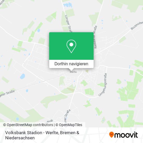 Volksbank Stadion - Werlte Karte