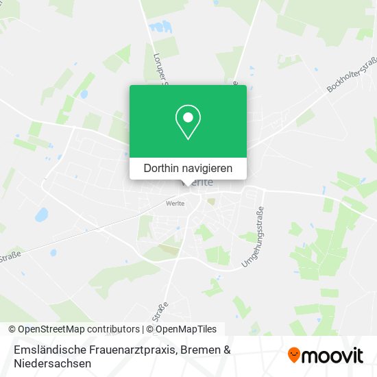Emsländische Frauenarztpraxis Karte