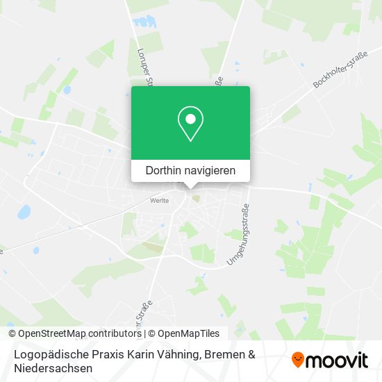 Logopädische Praxis Karin Vähning Karte