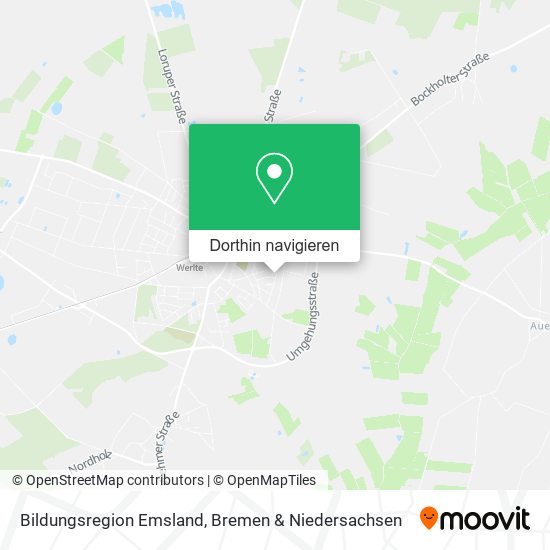 Bildungsregion Emsland Karte